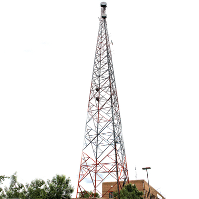 Microwave Radio Communication Steel Tower 42m Self Support
