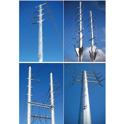 110kv 220kv Power Plyon Steel Electric Transmission Pole