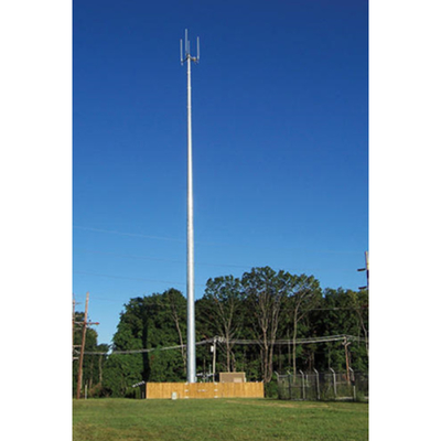 HDG Steel Monopole Single Tube Mono Pole Cellphone Towers ODM