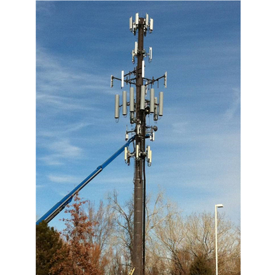 T Mobile 5G High Mast Tower 30-60M Galvanized Steel Radio Microwave