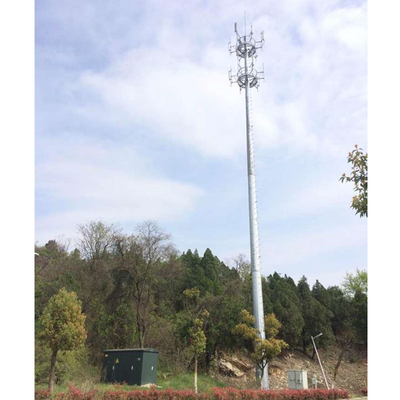5G Tmobile High Mast Tower 30-60M Galvanized Steel Radio Microwave