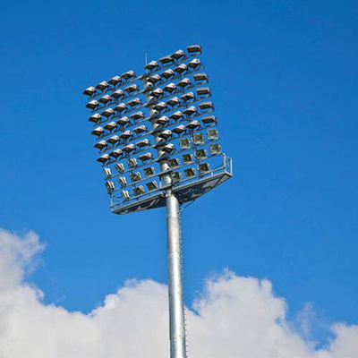 Hot Dip Galvanization Structural Steel Grade Post Light Pole