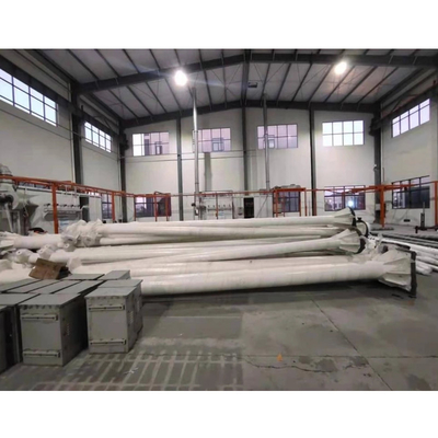 Solar Power LED Q235B Galvanised Street Light Pole For Public Security CCTV