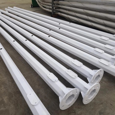 Commerical Outdoor Road Stadium Light Pole 4m To 12m 1 Arm