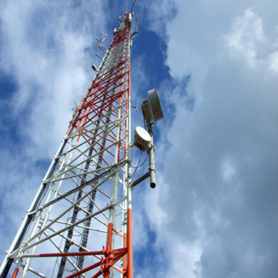 Galvanized Steel Pipe Self Supporting Communication Tower Telecom Cable 30m