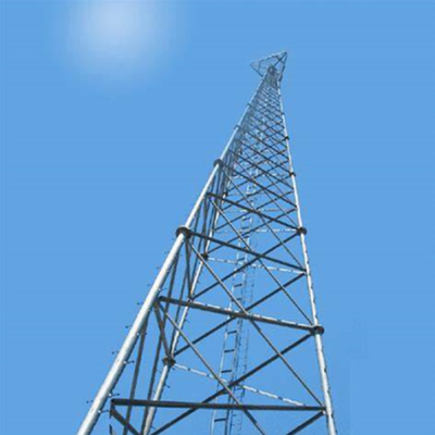 5G Signal Microwave WIFI 4 Legged Angle Steel Tower Hot Dip Galvanized