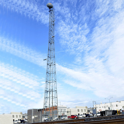 Self Support Lattice Steel Towers Galvanized Cellular Mobile Communication Tower