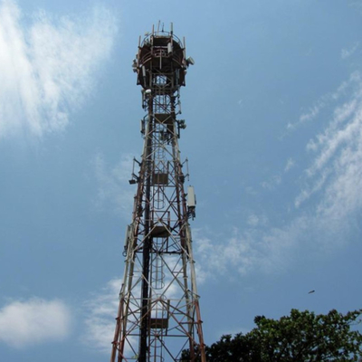 Galvanized Steel Telecom RDS Tower ASTM A123 355MPa Yield Strength