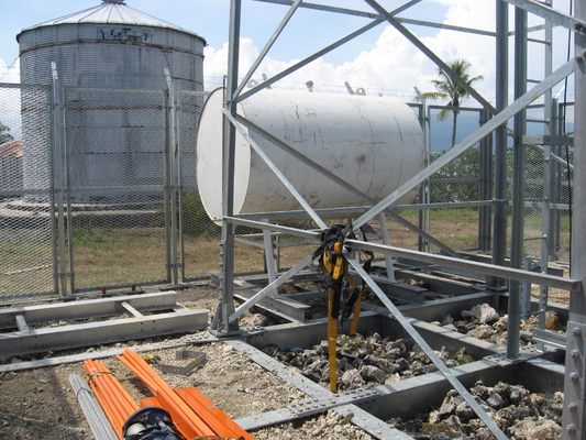 Galvanized Steel Telecom Tower Self Support Mast Rapid Deployment Site RDS