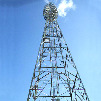 60m High Mast 5G Station Mobile Communication Tower Mild Steel