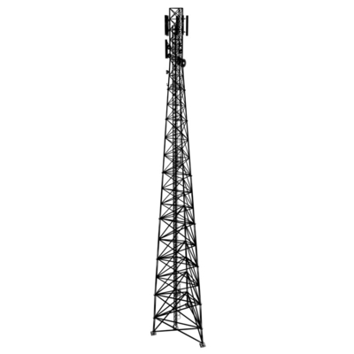 Self Support Galvanized Steel Mobile Communication Tower And Mast 235MPa