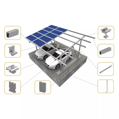 Q235B Mounting Steel Solar Panel Support Structure For Car Power Charging