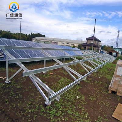 3 Meters Solar Panel Support Structure Ground Set Screw Bracket Waterproof Solar Mounting System
