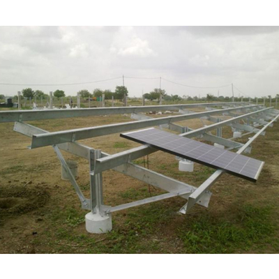 40FT Galvanized Steel Solar Panel Support Frame Outdoor For Heat Sink Industry