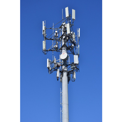 Monopole Antenna Communication Steel Tower 30-35 Meter DIN933