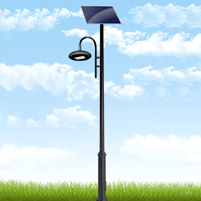 Decorative Galvanised Street Light Pole For Garden 50m/S Wind Speed