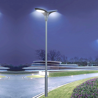 5m Conical Galvanised Street Lighting Pole With Custom Mounting Brackets