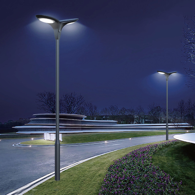 12m Tapered Round Galvanised Steel Street Light Pole For Garden Yard
