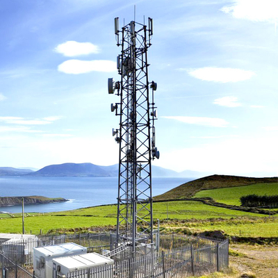 Structural Mild Steel Antenna Tower With Regular Maintenance wind resistance