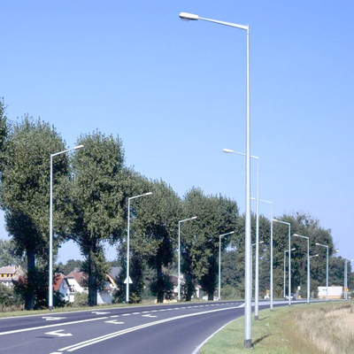 IP65 Hot Dip Galvanised Street Light Pole With Customized Dimensions