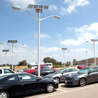 High Mast Smart Street Light Poles Multi - Functional Lighting Solution