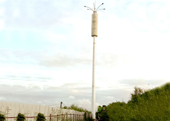 35m 45m Dual Lifting Mono Pole Tower Hight Mast Street Light Pole