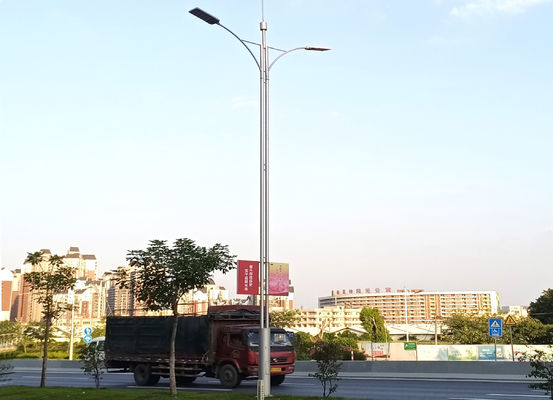 35m 45m Dual Lifting Mono Pole Tower Hight Mast Street Light Pole