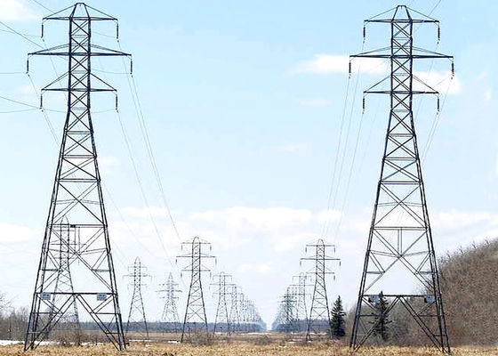 Anti Fall Arrest Telecom Or Power Transmission Tower Galvanized Steel