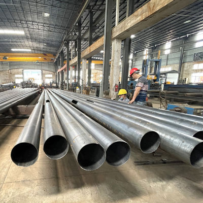 5m To 18m Galvanised Steel Street Light Pole For Roadway Lighting ASTM A123