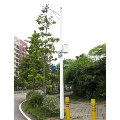 6m 12m Single Arm Telescopic CCTV Pole Q345 carbon Steel pipes