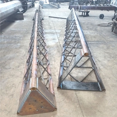 50m High Mast Guyed Wire Towers 3 Legged Galvanized Steel OEM