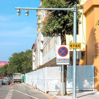 Community Surveillance CCTV Camera Poles 6mx4m Hight Mast Landscaping
