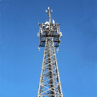 3 Legs Galvanized Tubular Steel Tube Telecommunication Tower