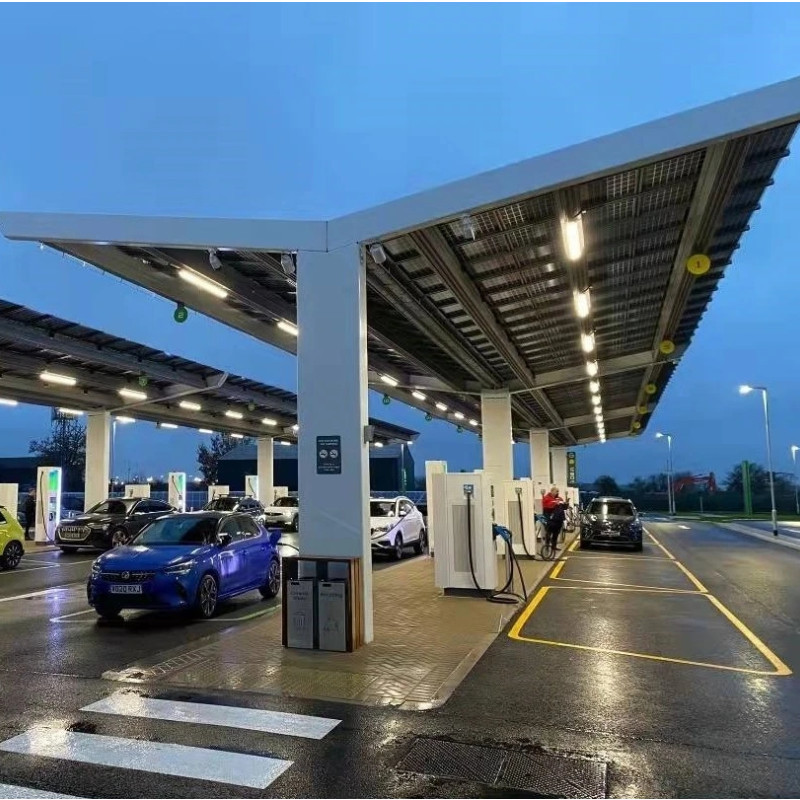 Commercial Solar Panel Support Structure Carport System Solar Parking