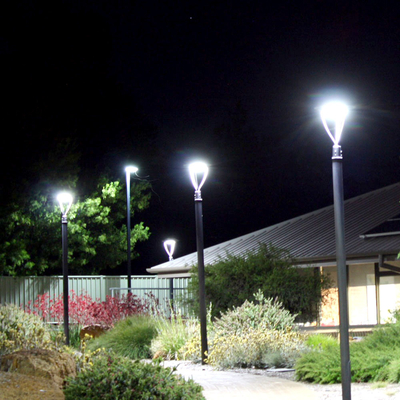 Decorative Galvanised Street Light Pole For Garden 50m/S Wind Speed