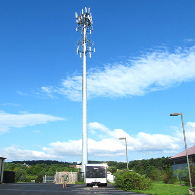 Greenfield Self Support Steel BTS Cell Towers With Varying Antenna Mounts