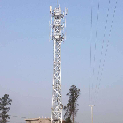 Galvanized Steel Self-support Lattice Mast Radio Communications Tower 100-300 Tall