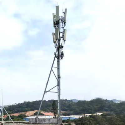 Q345 Galvanized Rooftop Antenna Tower Angle Steel Plates OEM