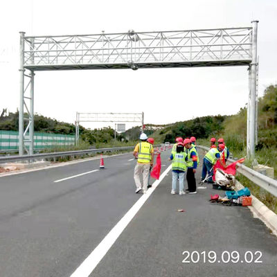 Large Scale Q345 Galvanized Steel Frame For Traffic Facilities