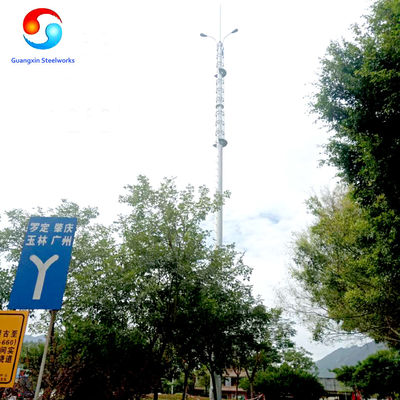 Multifunctional Steel High Mast Light Tower 45m Weldable Structural
