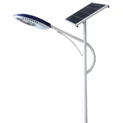 15mm Thickness LED Solar Street Light Pole Round Conical Polygonal Octagonal
