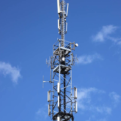 Outdoor Telecom Steel Tower for Cell Phone Communication